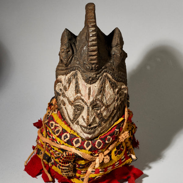 A FINE IGBO MASK EX UK COLL., NIGERIA W AFRICA (No 4970 )