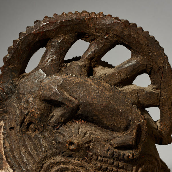 A FINE IGBO MASK EX UK COLL., NIGERIA W AFRICA (No 4970 )