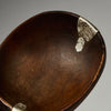 AN ARTISTIC DOUBLE WOODEN  BOWL FROM TUTSI TRIBE RWANDA (  No 4740 )