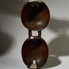 AN ARTISTIC DOUBLE WOODEN  BOWL FROM TUTSI TRIBE RWANDA (  No 4740 )