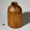A MEDiUM SIZED HANDMADE HONEY POT WITH METAL REPAIRS, TUTSI TRIBE RWANDA( No 4743 )