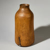 A MEDiUM SIZED HANDMADE HONEY POT WITH METAL REPAIRS, TUTSI TRIBE RWANDA( No 4743 )