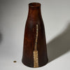A SILKEN EXTRA TALL  POT FROM TUTSI TRIBE RWANDA( No 4760 )