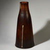 A SILKEN EXTRA TALL  POT FROM TUTSI TRIBE RWANDA( No 4760 )