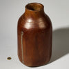 A LARGE  CHUNKY HONEY POT WITH METAL INDIGENOUS REPAIRS FROM THE TUTSI TRIBE OF RWANDA ( No 4908 )