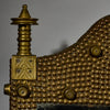 RESERVED DL A HEAVILY ADORNED ASHANTI TRIBE OF GHANA CHIEFS CHAIR EX UK COLLECTION  ( No 4773 )