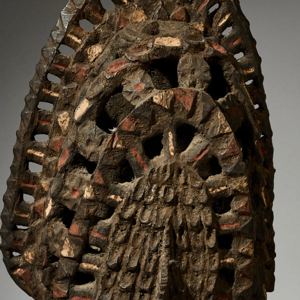 A RARE LARGE  IGBO MASK EX UK COLL., NIGERIA W AFRICA (No 4969)