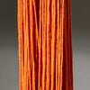 AN ORANGE MULTISTRAND NECKLACE,  BAULE TRIBE IVORY COAST ( No 4926