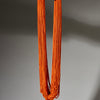 AN ORANGE MULTISTRAND NECKLACE,  BAULE TRIBE IVORY COAST ( No 4926