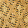 A LOVELY BLONDE MOUNTED RAFFIA SHOOWA PANEL  FROM THE KUBA PEOPLE OF CONGO ( No 4747 )