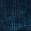 A LUSH MOSSI TRIBE INDIGO WRAP WOMANS CLOTH, BURKINA FASO  ( No 4736 )