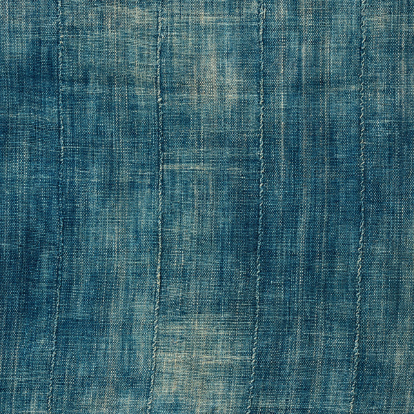 A SIMPLE, DENIMY INDIGO WOMANS CLOTH, MOSSI TRIBE BURKINA FASO ( No 4916 )