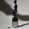 A FINE STYLISH HAIR COMB, BAULE TRIBE IVORY COAST W. AFRICA (No 4763 )