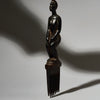 A FINE STYLISH HAIR COMB, BAULE TRIBE IVORY COAST W. AFRICA (No 4763 )