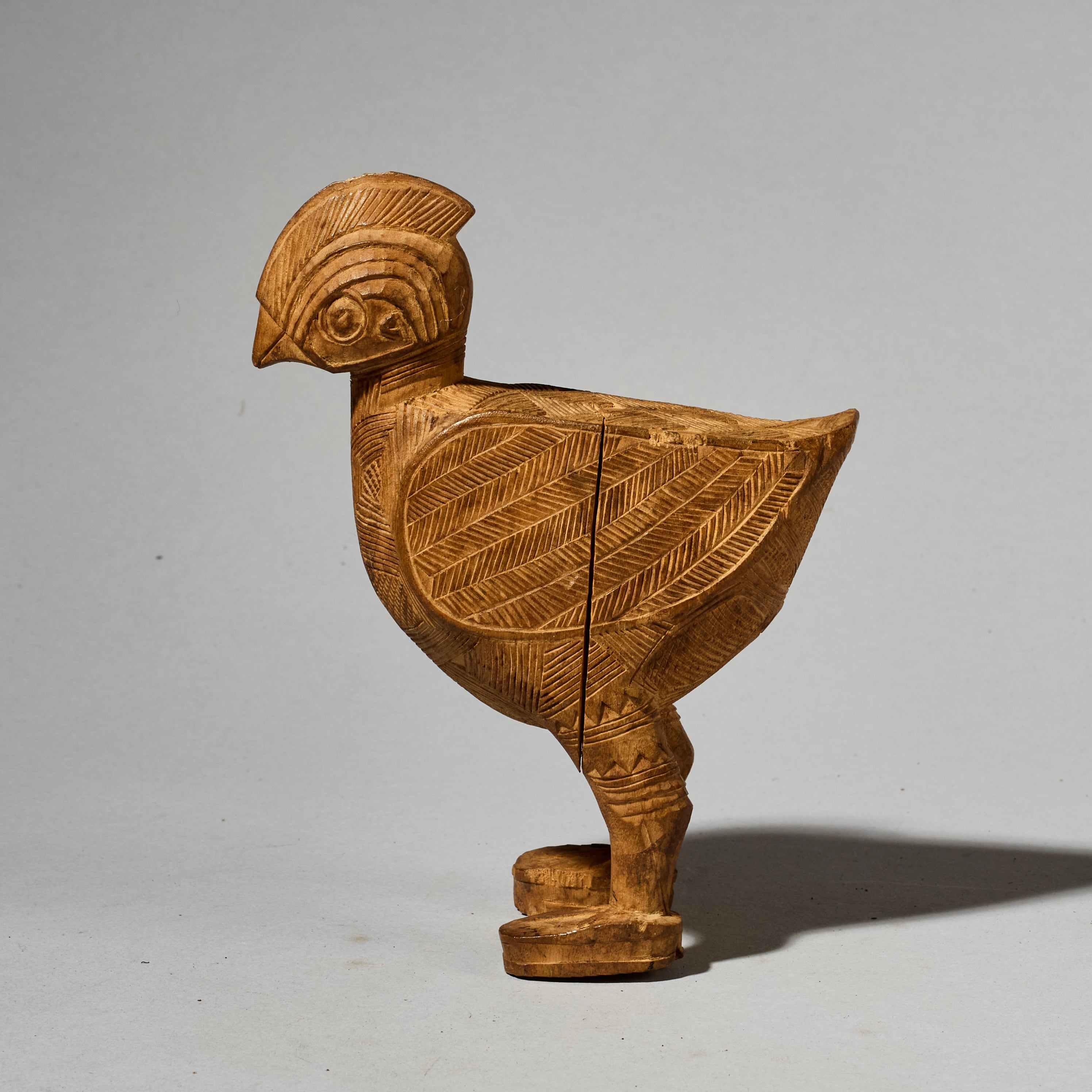 AN ADORABLE BAULE CHIEFS BIRD SYMBOL , EX GOLD LEAF, IVORY COAST (No 4912 )