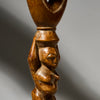 A FAB FEMALE FIGURATIVE CATAPULT FROM THE IVORY COAST, W.AFRICA ( No 4888 )