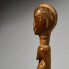 A PRETTY AND DELICATE OTHERWORLD SPIRIT PARTNER FROM BAULE TRIBE IVORY COAST  ( No 4963 )