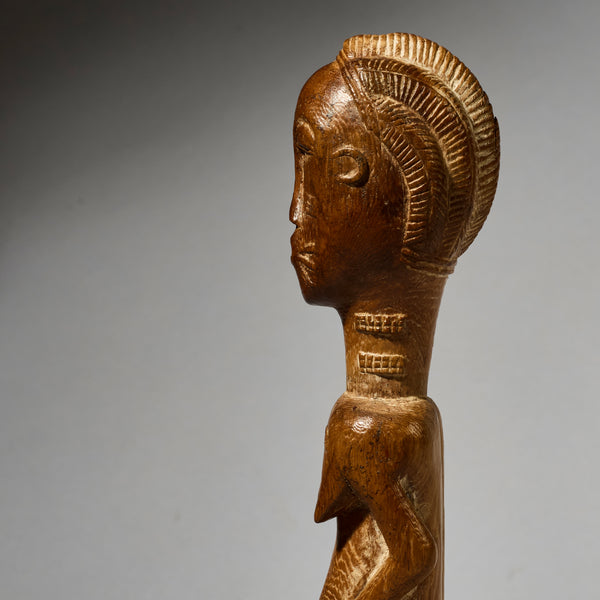 A PRETTY AND DELICATE OTHERWORLD SPIRIT PARTNER FROM BAULE TRIBE IVORY COAST  ( No 4963 )