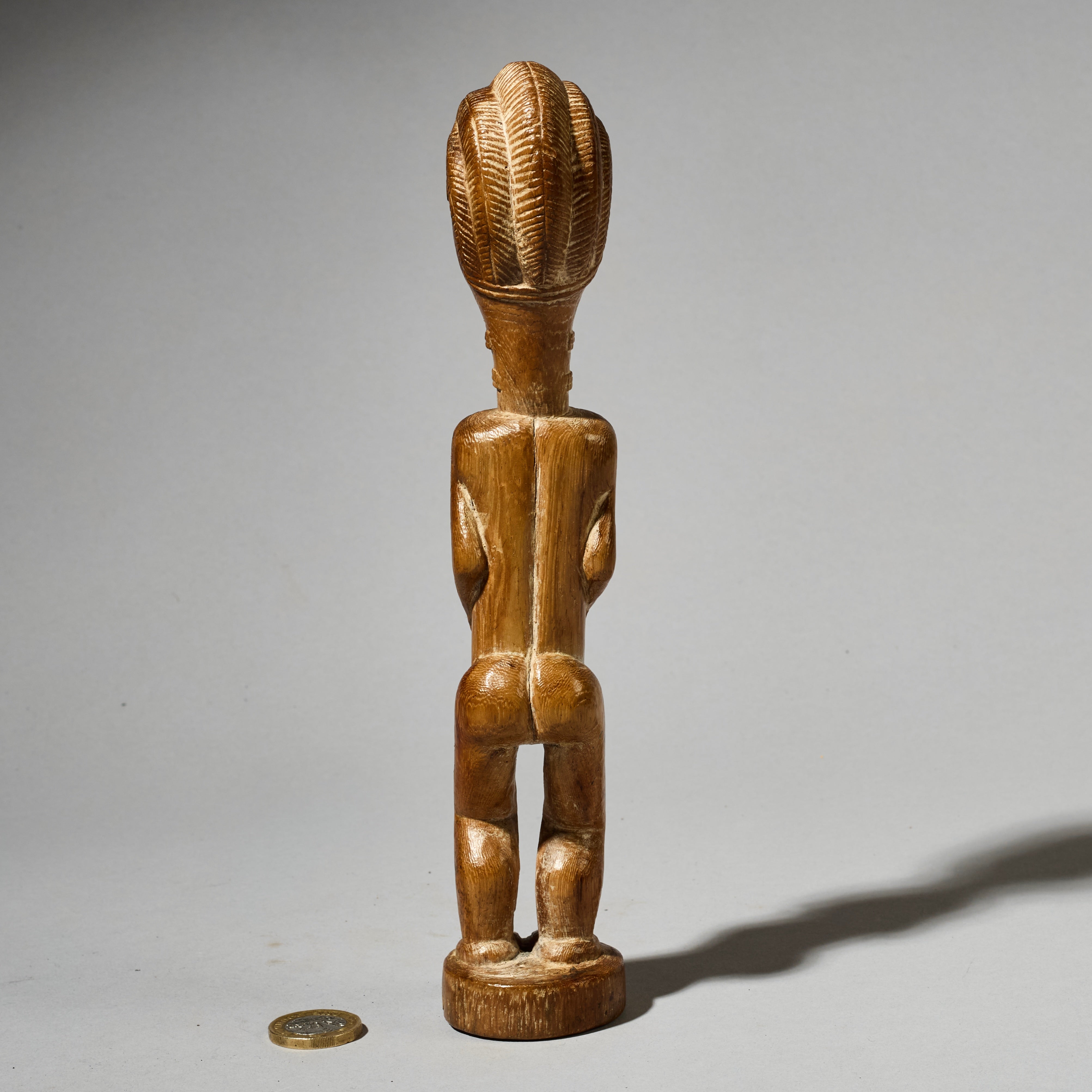 A PRETTY AND DELICATE OTHERWORLD SPIRIT PARTNER FROM BAULE TRIBE IVORY COAST  ( No 4963 )