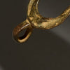 A CRESCENT SHAPED SENUFO BRONZE PENDANT FROM THE IVORY COAST ( No 4786)