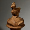 A GREAT BAULE BIRD  FLY WHISK EX GOLD LEAF,IVORY COAST W. AFRICA (No 4993 )