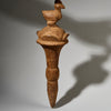 A GREAT BAULE BIRD  FLY WHISK EX GOLD LEAF,IVORY COAST W. AFRICA (No 4993 )