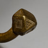 A SCULPTURAL HEAVY TUAREG ANKLET FROM THE SAHARA ( No 4971 )
