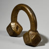 A SCULPTURAL HEAVY TUAREG ANKLET FROM THE SAHARA ( No 4971 )
