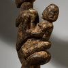 A RARE ENCRUSTED MATERNITY FIGURE, LOBI TRIBE BURKINA FASO ( No 5002 )