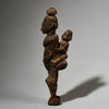 A RARE ENCRUSTED MATERNITY FIGURE, LOBI TRIBE BURKINA FASO ( No 5002 )