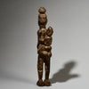 A RARE ENCRUSTED MATERNITY FIGURE, LOBI TRIBE BURKINA FASO ( No 5002 )