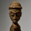 A DYNAMIC LOBI TRIBE THIL STATUE WITH UNUSUAL FEATURES AND SIDEWAYS FORM  ( No 5001)