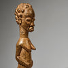 A DETAILED SPIRIT PARTNER FROM THE BAULE TRIBE OF IVORY COAST, WEST AFRICA ( No 5054 )