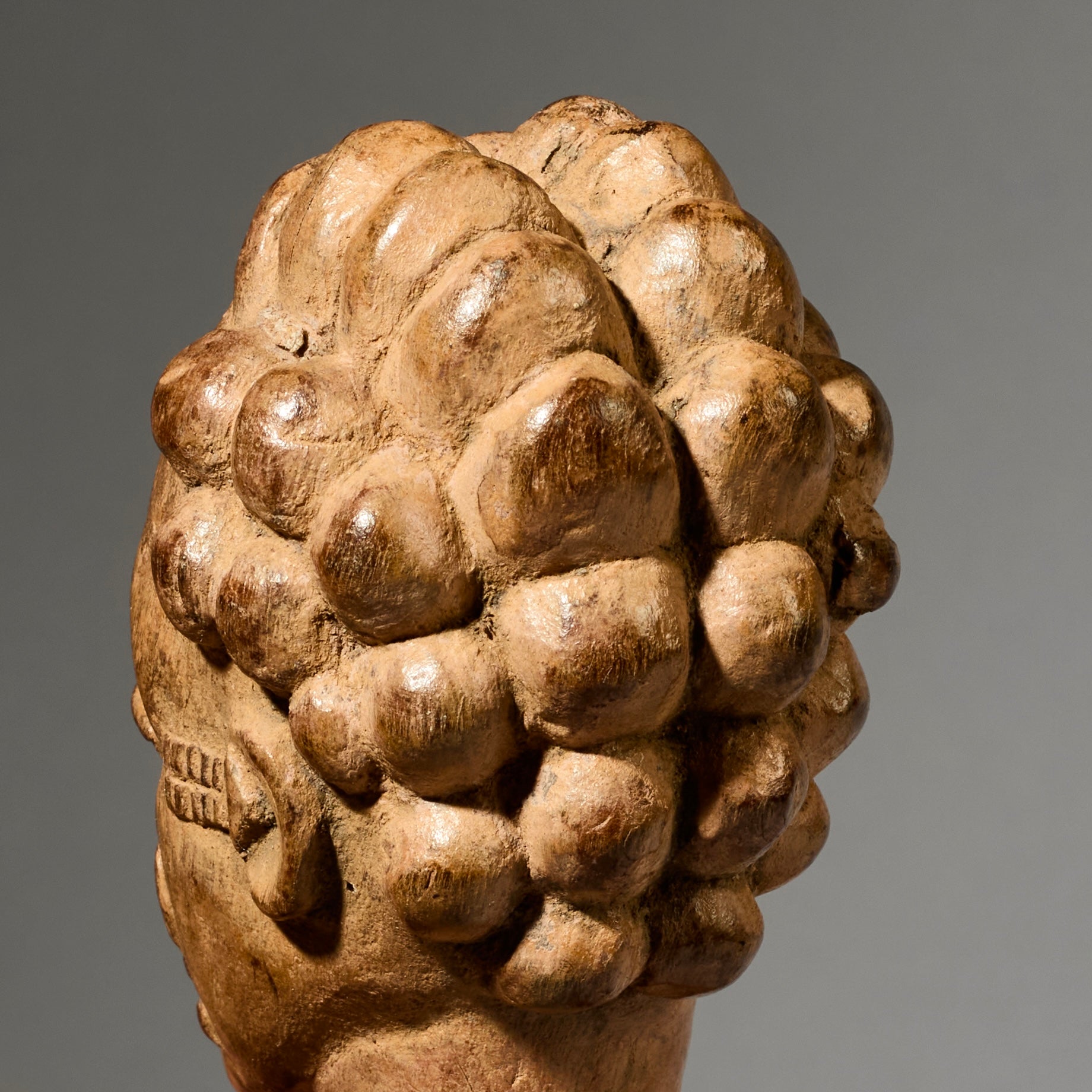 A DETAILED SPIRIT PARTNER FROM THE BAULE TRIBE OF IVORY COAST, WEST AFRICA ( No 5054 )