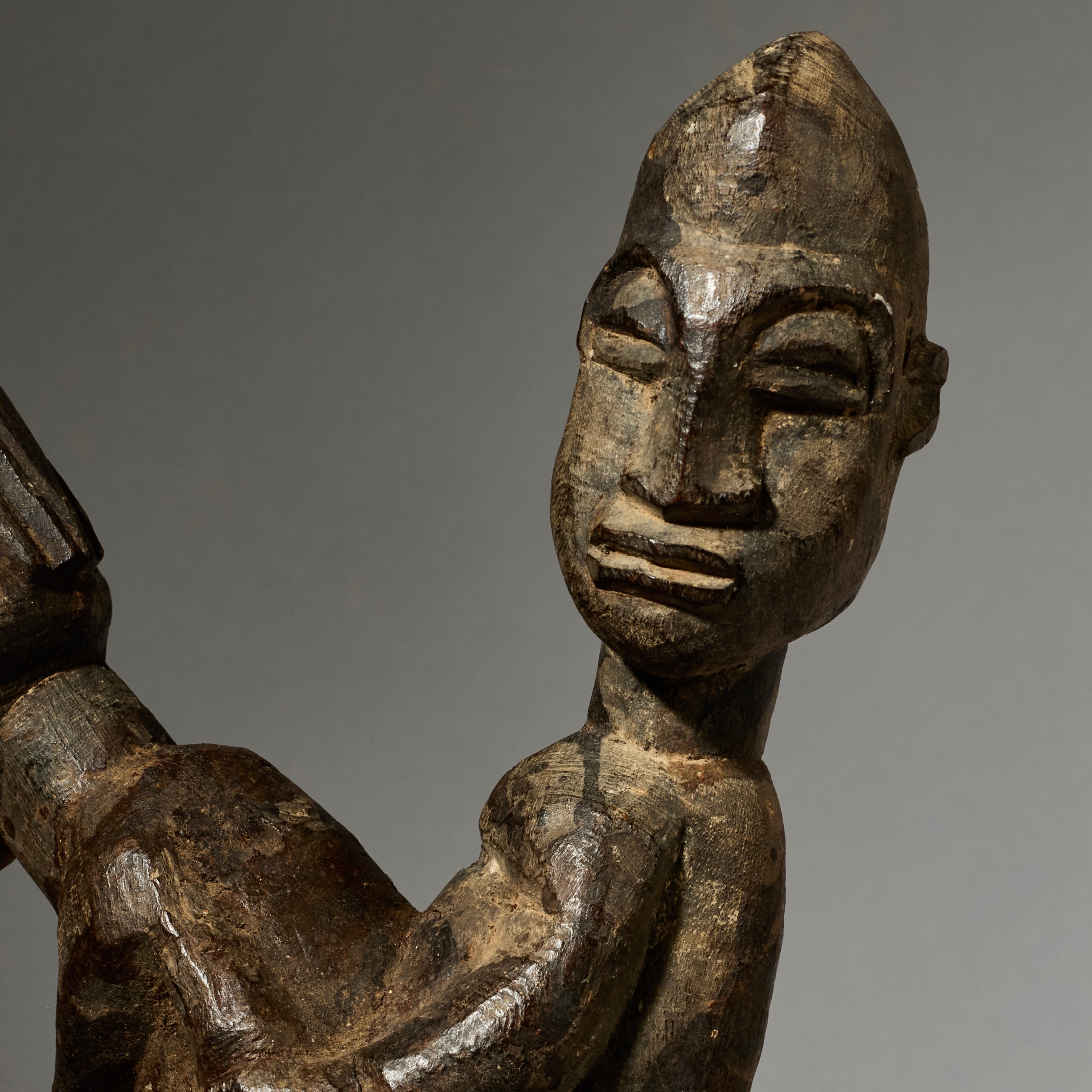 A SUPERB COPULATING LOBI THIL STATUE FROM IVORY  COAST  ( No 5003)
