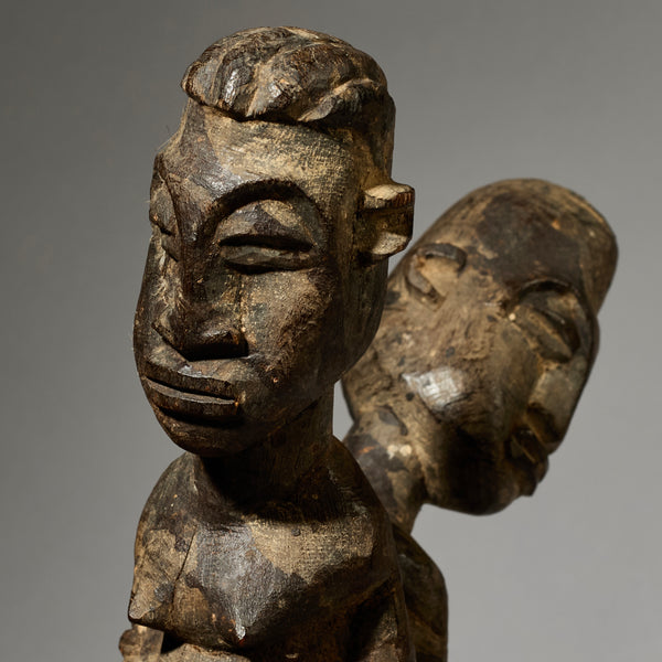 A SUPERB COPULATING LOBI THIL STATUE FROM IVORY  COAST  ( No 5003)