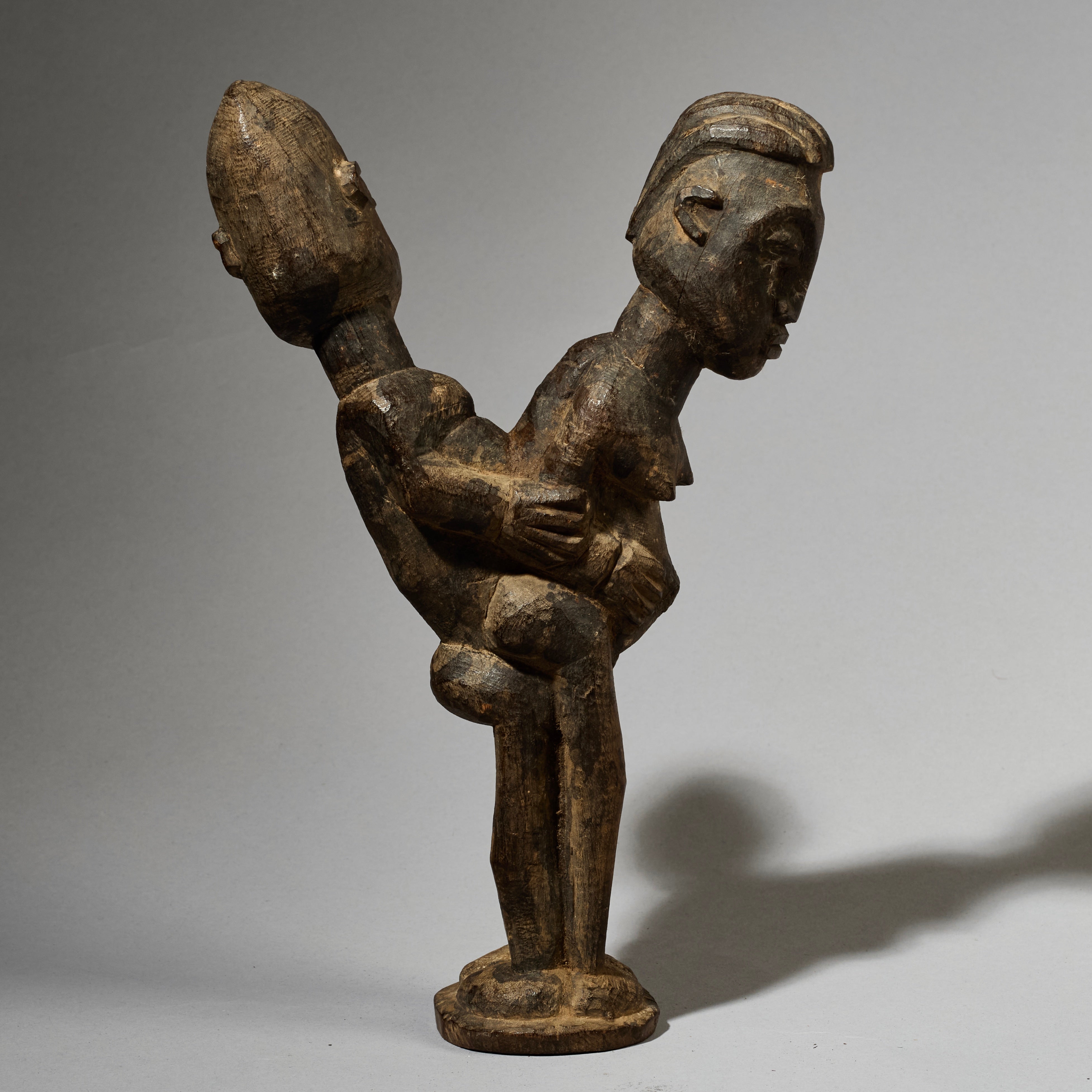 A SUPERB COPULATING LOBI THIL STATUE FROM IVORY  COAST  ( No 5003)