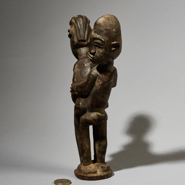 A SUPERB COPULATING LOBI THIL STATUE FROM IVORY  COAST  ( No 5003)