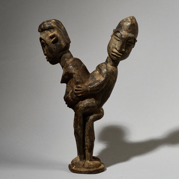A SUPERB COPULATING LOBI THIL STATUE FROM IVORY  COAST  ( No 5003)