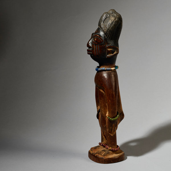 A TACTILE, OLD YORUBA DOLL, EX UK COLL. YORUBA TRIBE OF NIGERIA ( No 5029