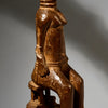 A SWEET SEATED BAULE TRIBE WOMAN , EX UK COLL. IVORY COAST  ( No 5014 )