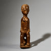 A SWEET SEATED BAULE TRIBE WOMAN , EX UK COLL. IVORY COAST  ( No 5014 )