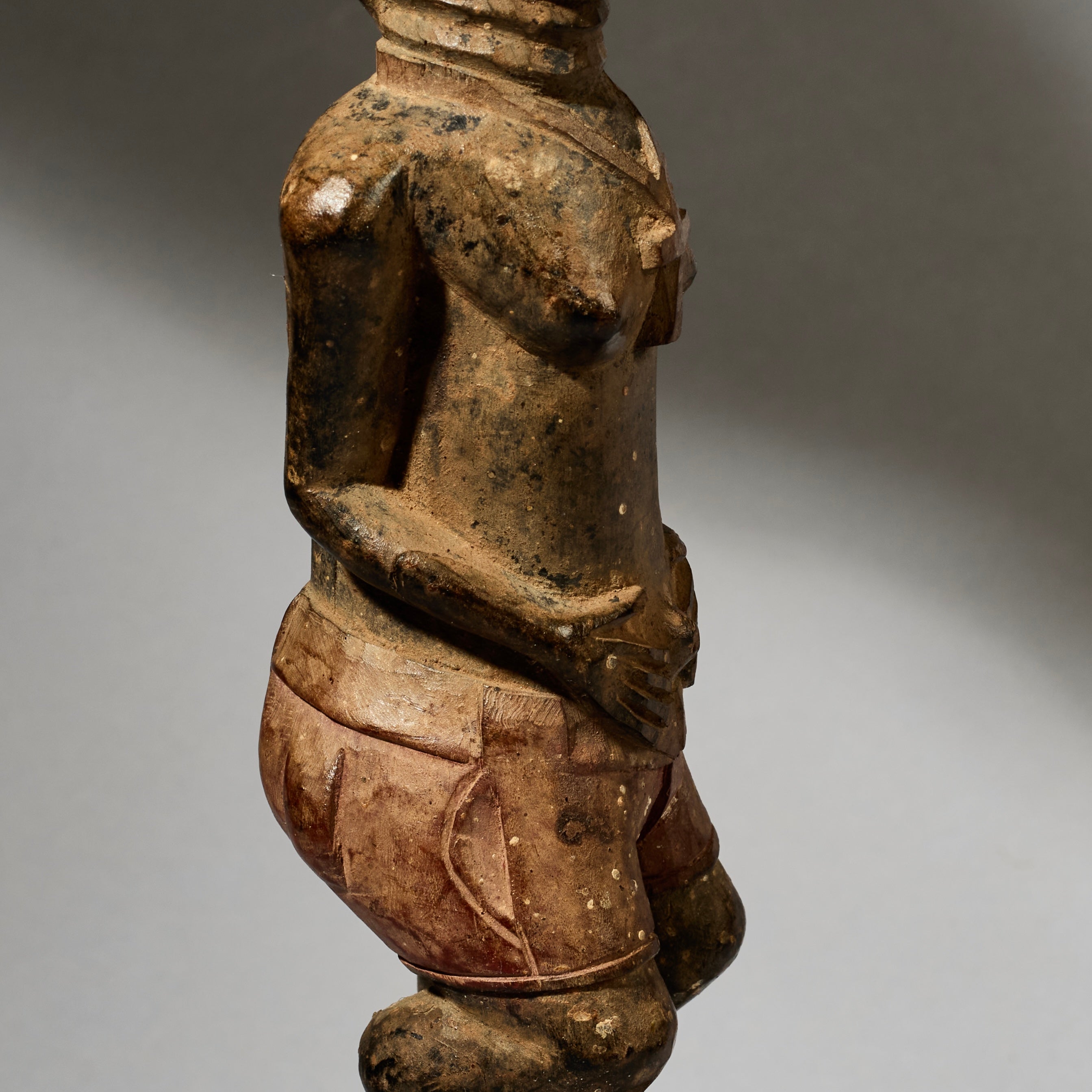 A VERY FINE SPIRIT PARTNER FROM BAULE TRIBE OF THE IVORY COAST ( No 5053 )