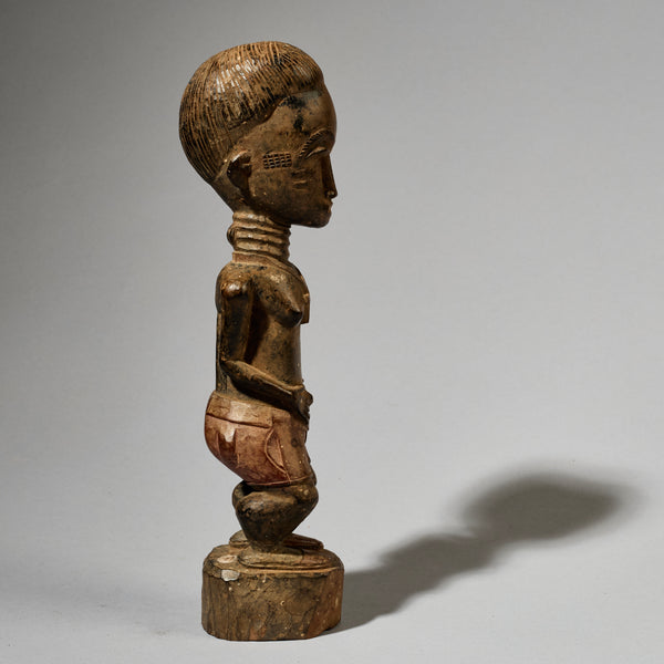 A VERY FINE SPIRIT PARTNER FROM BAULE TRIBE OF THE IVORY COAST ( No 5053 )