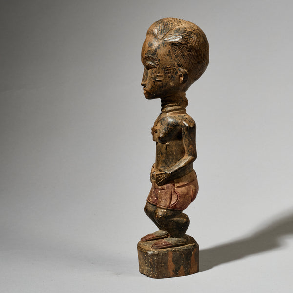 A VERY FINE SPIRIT PARTNER FROM BAULE TRIBE OF THE IVORY COAST ( No 5053 )