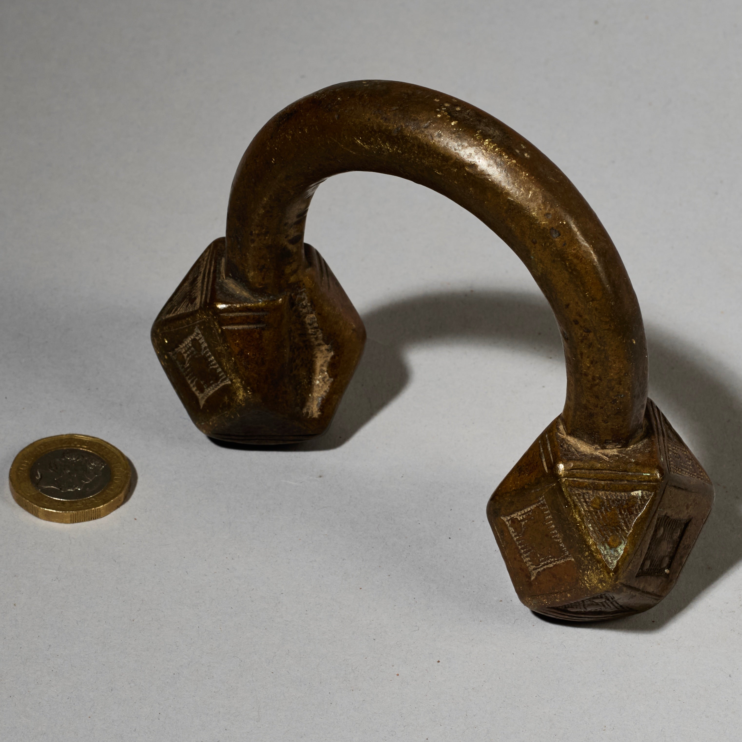 A LARGE TUAREG ANKLET FROM THE SAHARA ( No 4972)