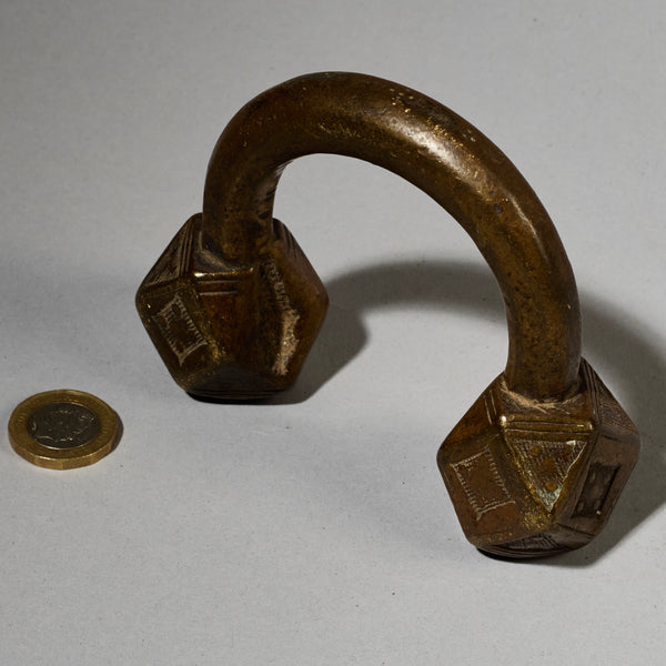 A LARGE TUAREG ANKLET FROM THE SAHARA ( No 4972)