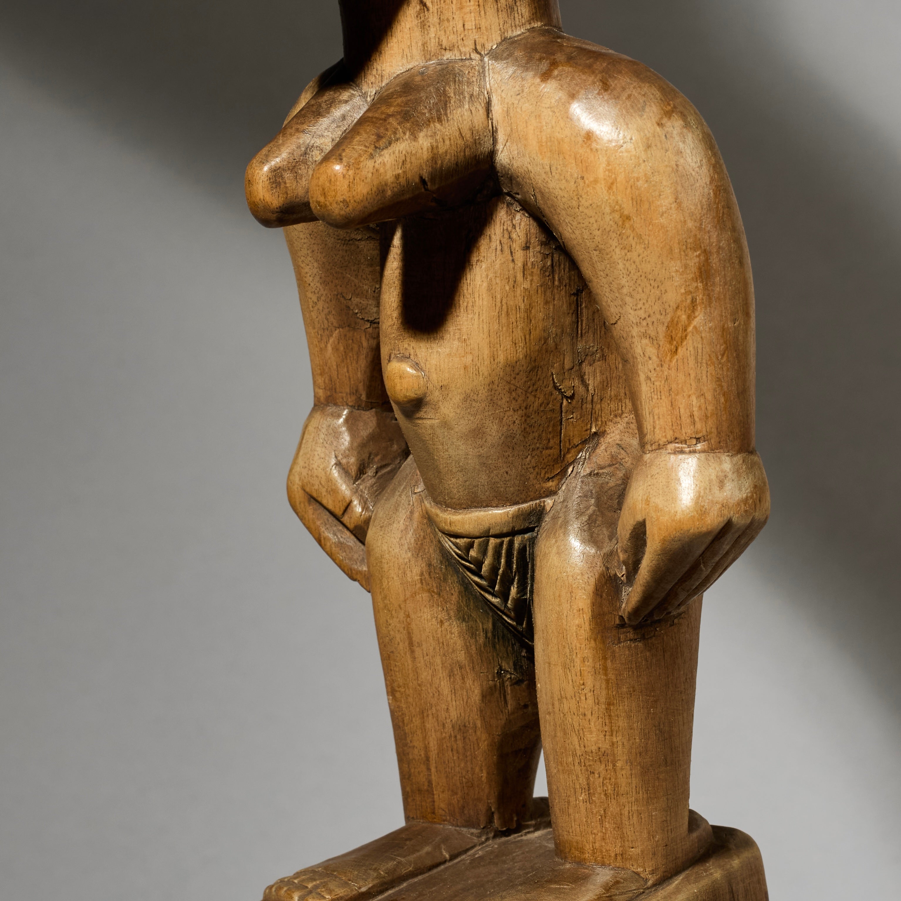 A FINE GLOSSY IBEJI  YORUBA TRIBE OF NIGERIA ( No 5028)