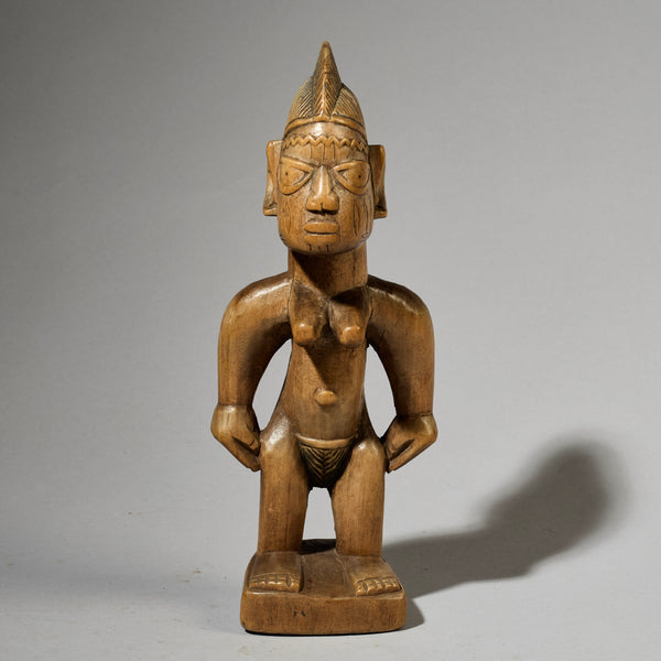 A FINE GLOSSY IBEJI  YORUBA TRIBE OF NIGERIA ( No 5028)