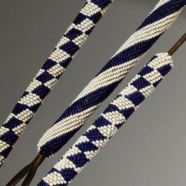 A TRIO OF CEREMONIAL SYTHES FROM THE TUTSI TRIBE OF RWANDA ( No 5026 )